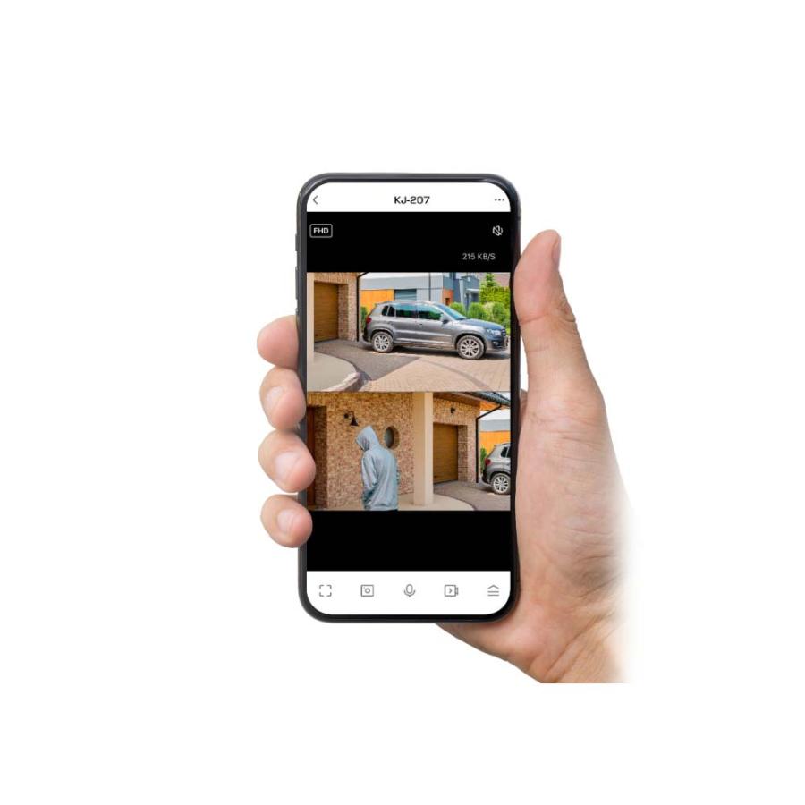 カシムラ kashimura スマートカメラ 2眼 防水 首振 照明 KJ-207 | ブランド登録なし | 03
