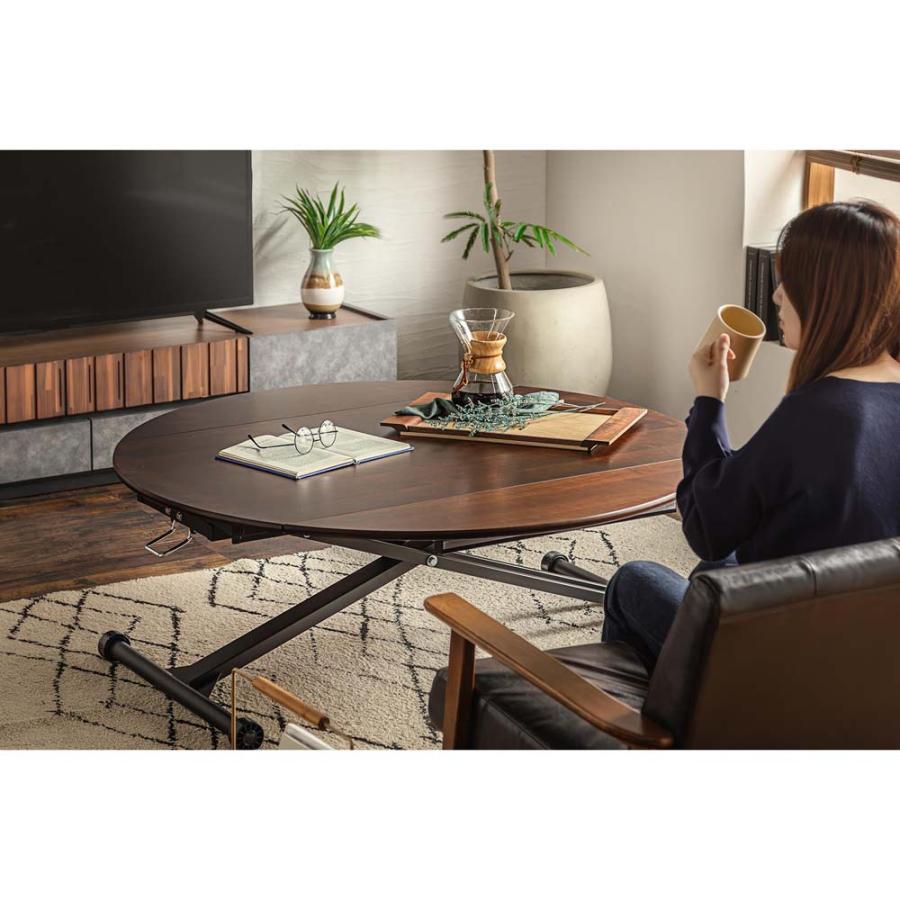 東馬 tohma アイルス(アイル) 昇降テーブル ブラウン TY−07 54031620 | 東馬 | 01