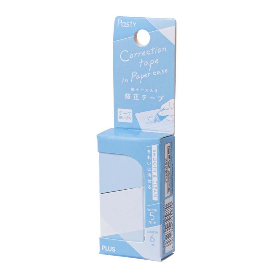 プラス(PLUS) Pasty 紙ケース入り修正テープ ブルー WH-2005-P 52728 | Pasty | 01