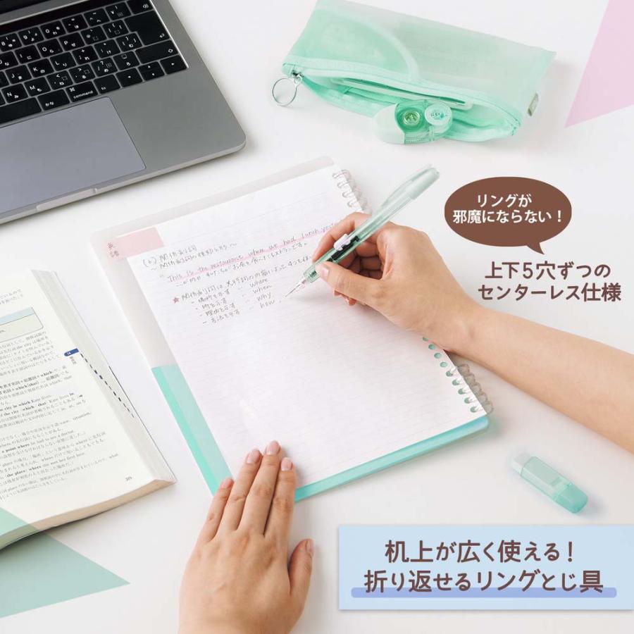 プラス(PLUS) Pasty リング式ルーズリーフバインダー マスカットグリーン FC-820PR 97083 | Pasty | 02