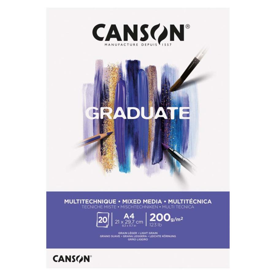 マルマン maruman グラジュエイト パッド ミックスメディア ホワイト A4 | maruman