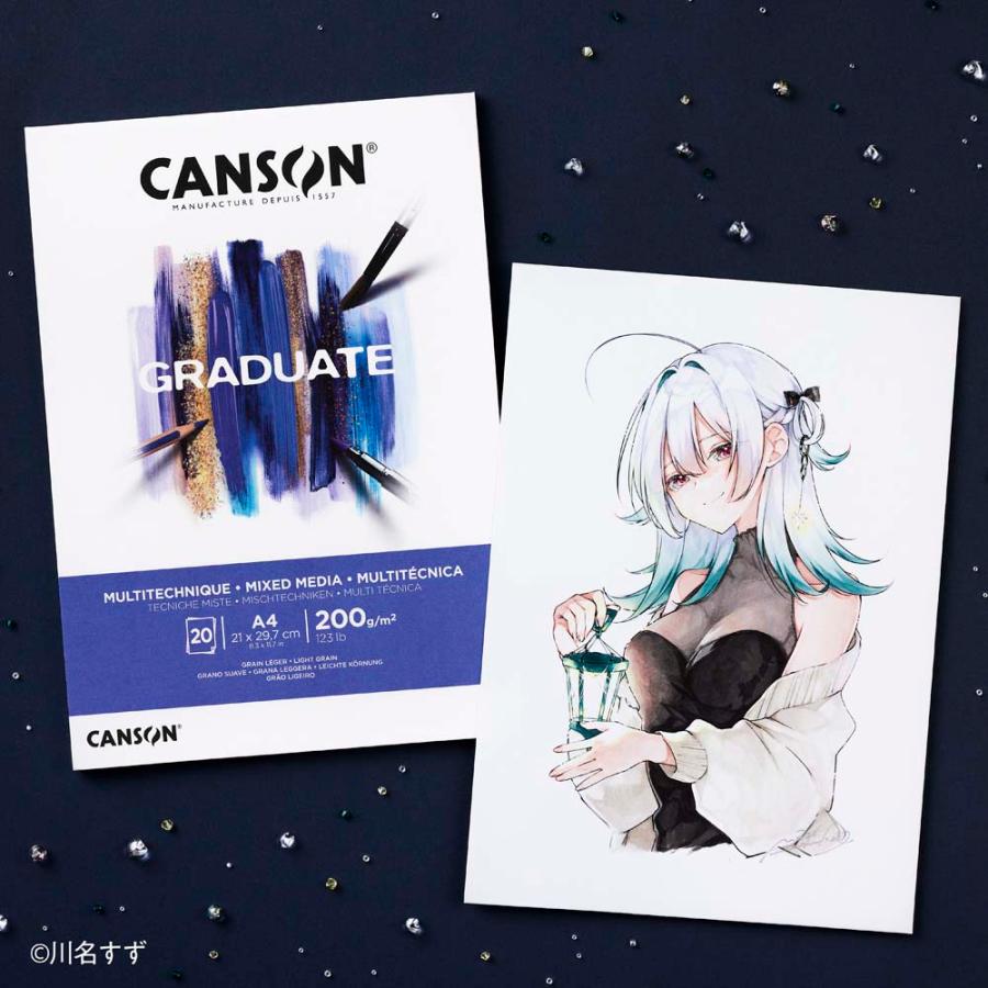 マルマン maruman グラジュエイト パッド ミックスメディア ホワイト A4 | maruman | 03
