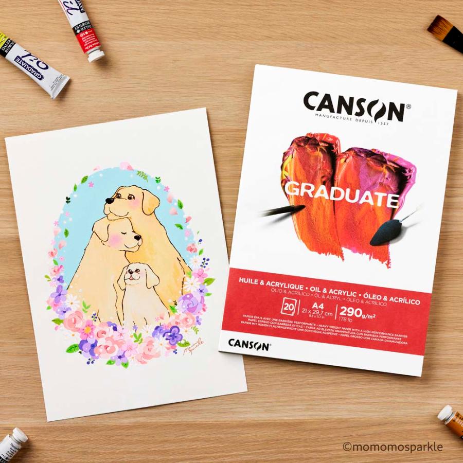 マルマン maruman グラジュエイト パッド オイル&アクリル A4 | maruman | 03