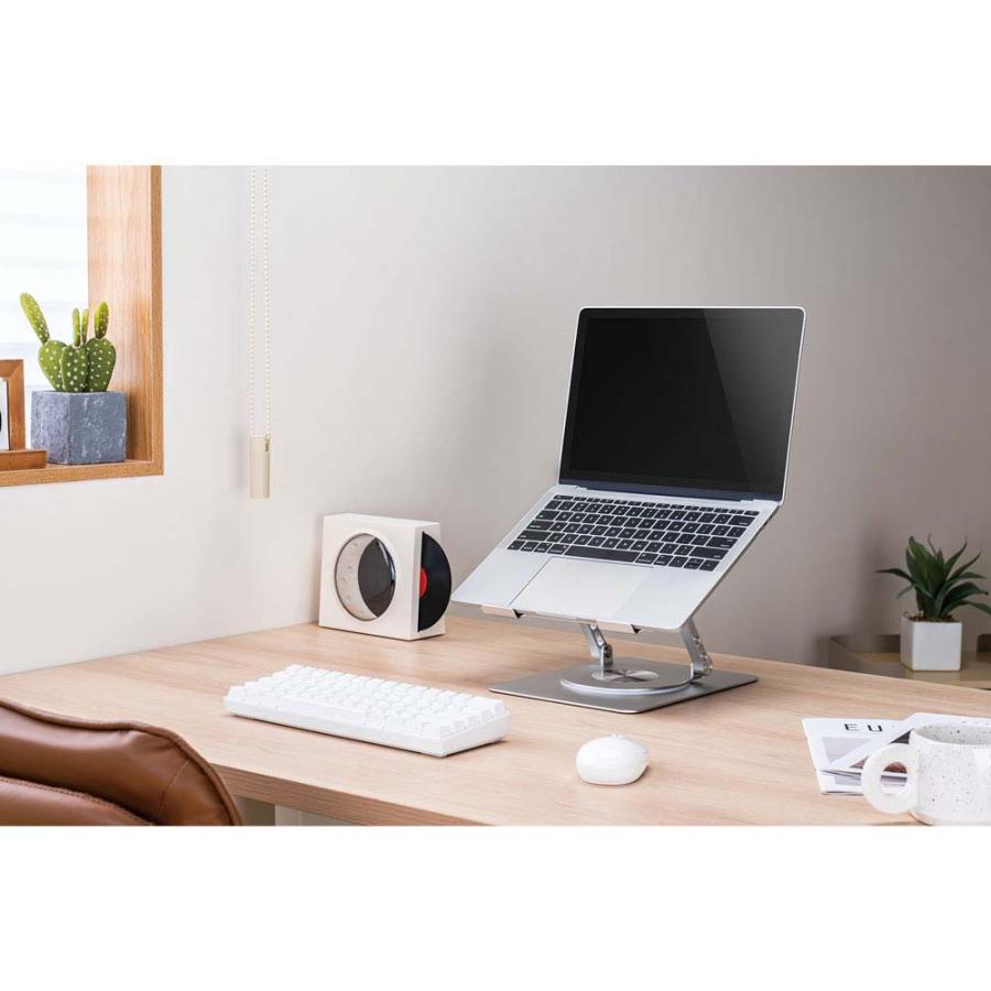 キングジム kingjim ノ−トパソコンスタンド（回転式）NPS20-SL | KING JIM | 09