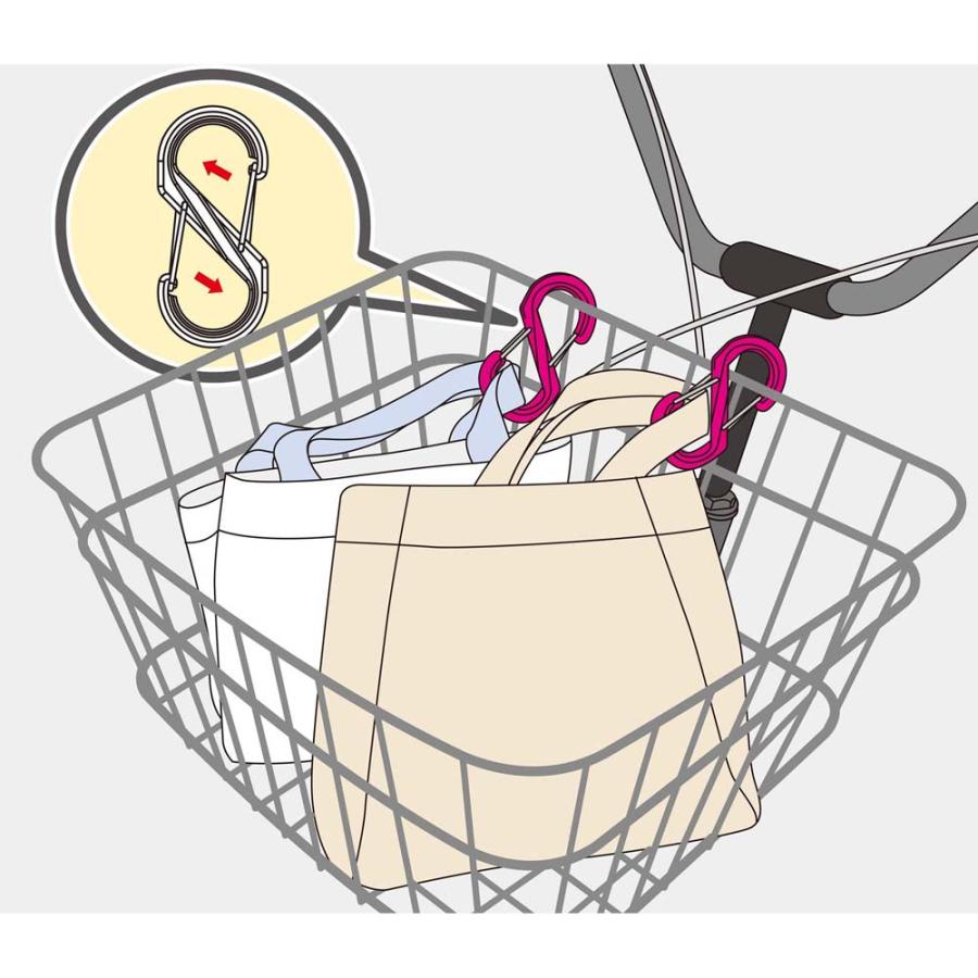 光 HIKARI S型カラビナ 140mm ホワイト バラ 5個セット B-KRSA146-1 | ブランド登録なし | 01