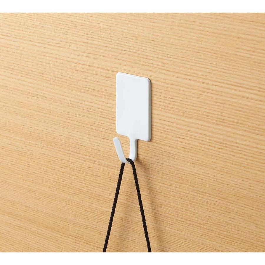 光 HIKARI 粘着式フリーフック ホワイト 5個セット KNJF-92 | ブランド登録なし | 01