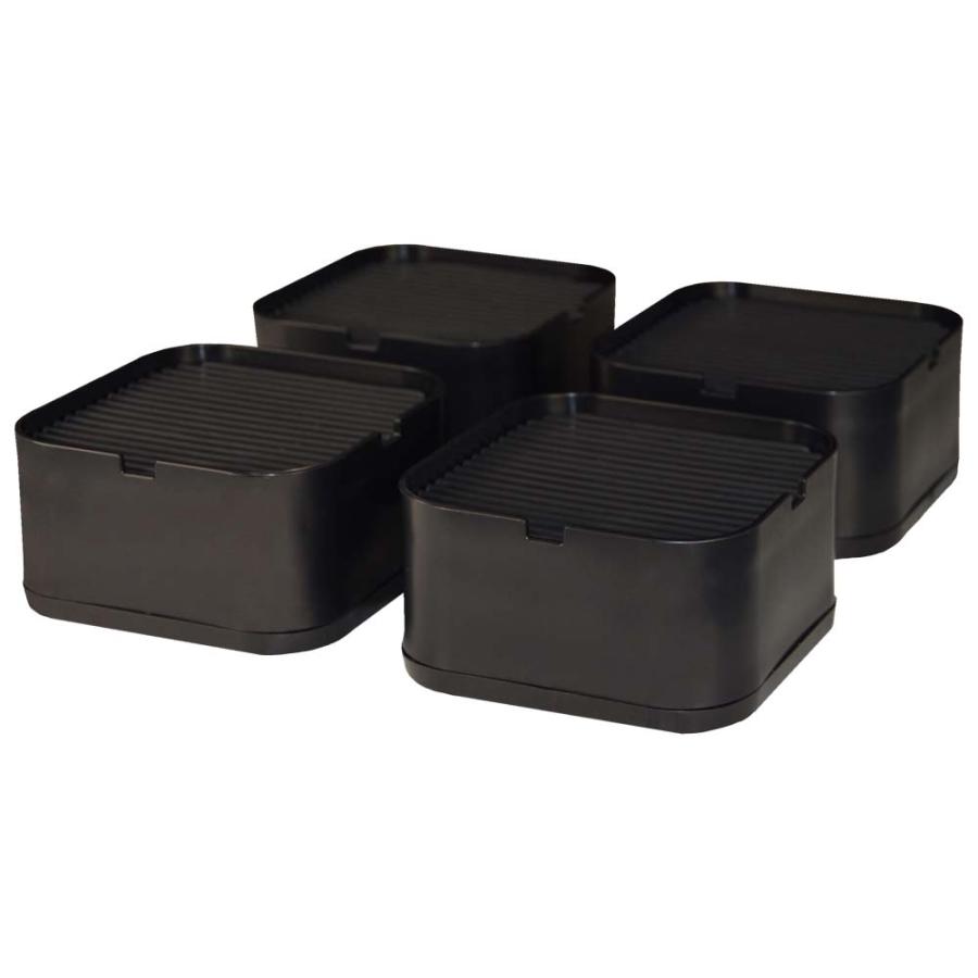 光 HIKARI 洗濯機 かさ上げ台 4個入り ブラック KAD100-51 | ブランド登録なし