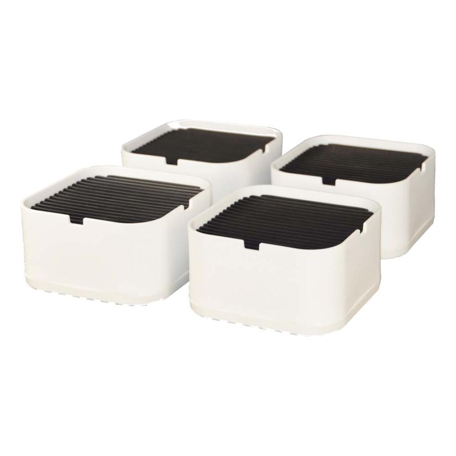 光 HIKARI 洗濯機 かさ上げ台 4個入り ホワイト KAD100-52 | ブランド登録なし