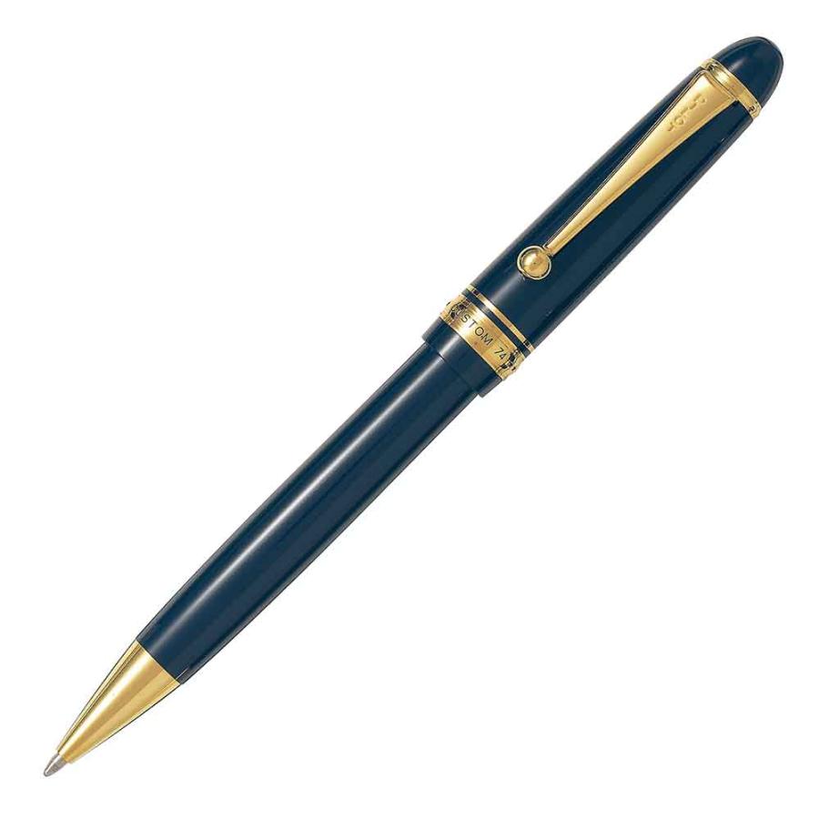 パイロット PILOT 油性ボールペン 1.0mm カスタム74 ダークブルー ギフトケース付き BKK-1000R-DL CUSTOM | PILOT（文具）