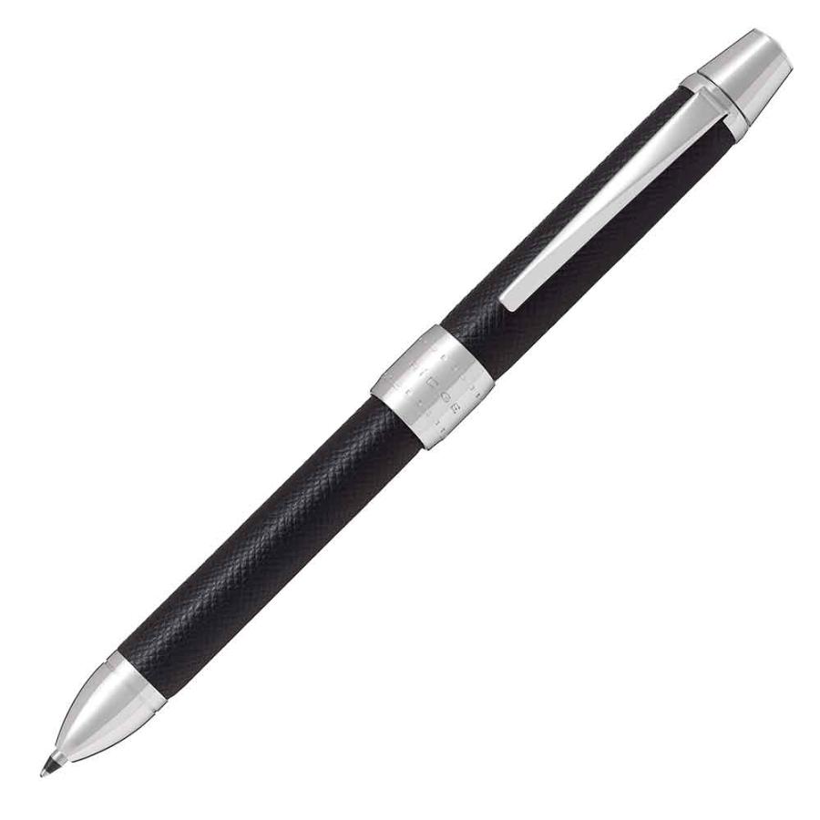 パイロット PILOT 多機能ボールペン 油性 0.7mm ツープラスワン リッジ レザー 2+1 ブラック ギフトケース付き BTHR-3SL-B RIDGE | PILOT（文具）