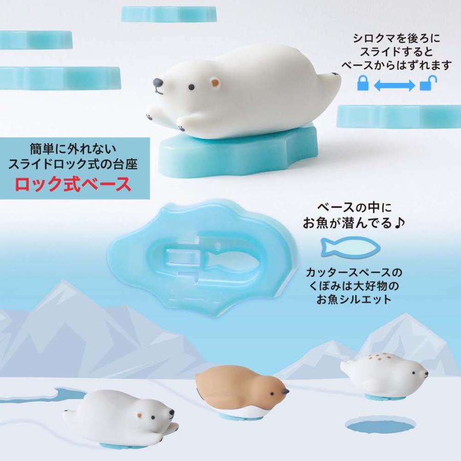 プラス PLUS ダンボールカッター PICO FRIENDS ダンボールカッター 開梱用 シロクマ BC-021 35337 | PLUS | 04