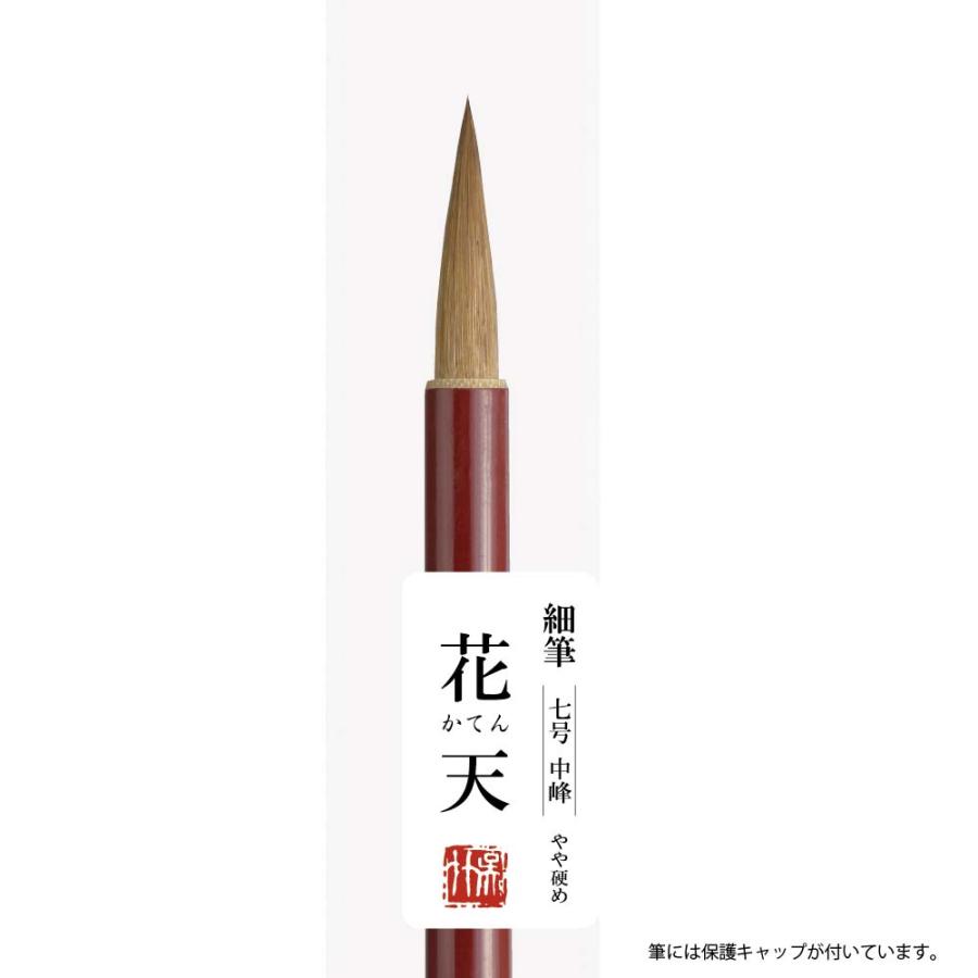 呉竹 細筆 花天7号 茶毛 JA344-7 | 呉竹 | 02