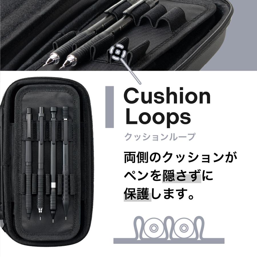 リヒトラブ XCOA ハードシェルペンケース ジェットブラック A-3802-24 | LIHIT LAB. | 05