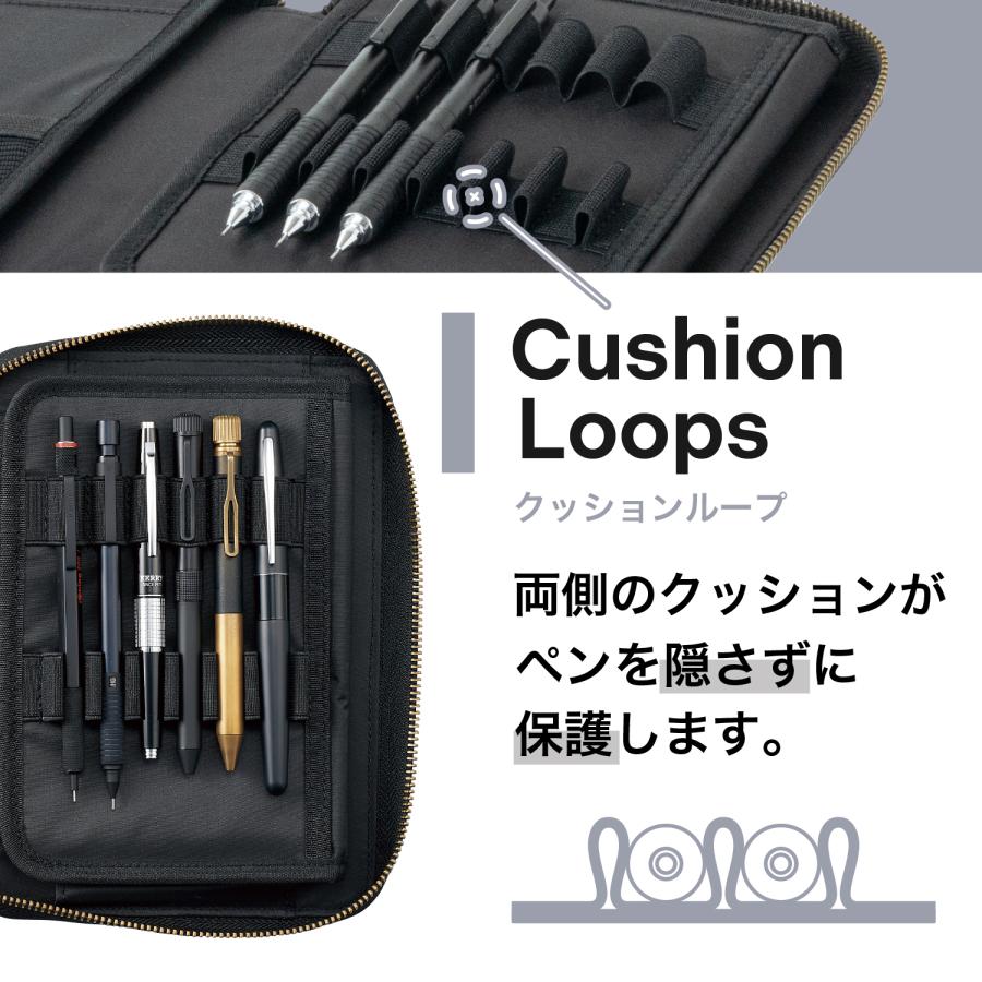 リヒトラブ XCOA スタンドブックペンケース ジェットブラック A-3803-24 | LIHIT LAB. | 05