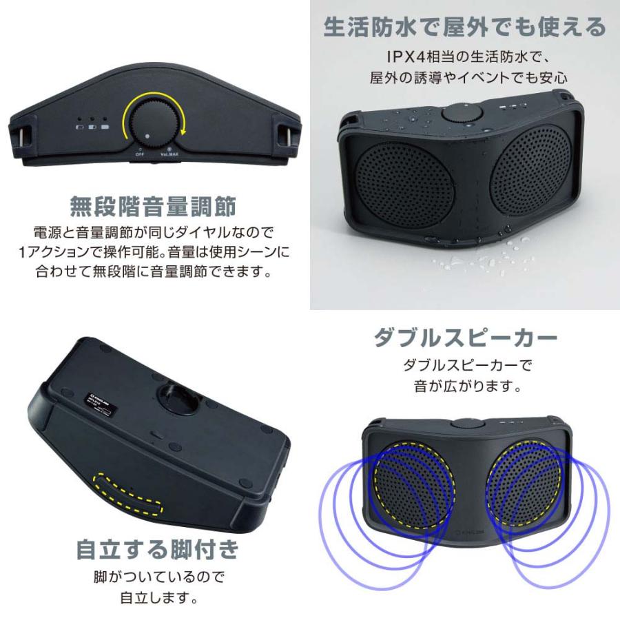 キングジム kingjim ハンズフリ−拡声器 ダークグレー HFLS10-DG | KING JIM | 02