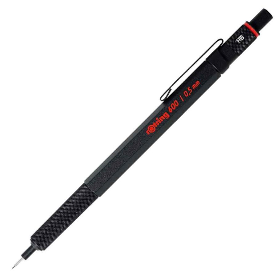 ロットリング rOtring 600 ブラック メカニカルペンシル 0.5mm 1904443 | ロットリング