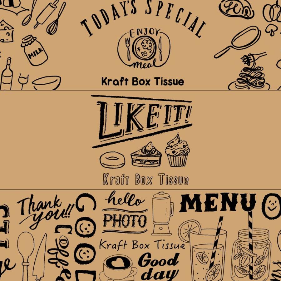 カミ商事 エルモア ティッシュ Kazru×Krafty ラインアート 180W 5個パック 1ケース 12個セット | エルモア | 01