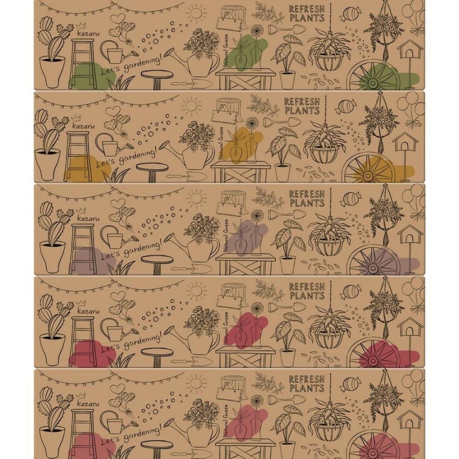 カミ商事 エルモア ティッシュ Kazru×Krafty ガーデン 180W 5個パック 1ケース 12個セット | エルモア | 01