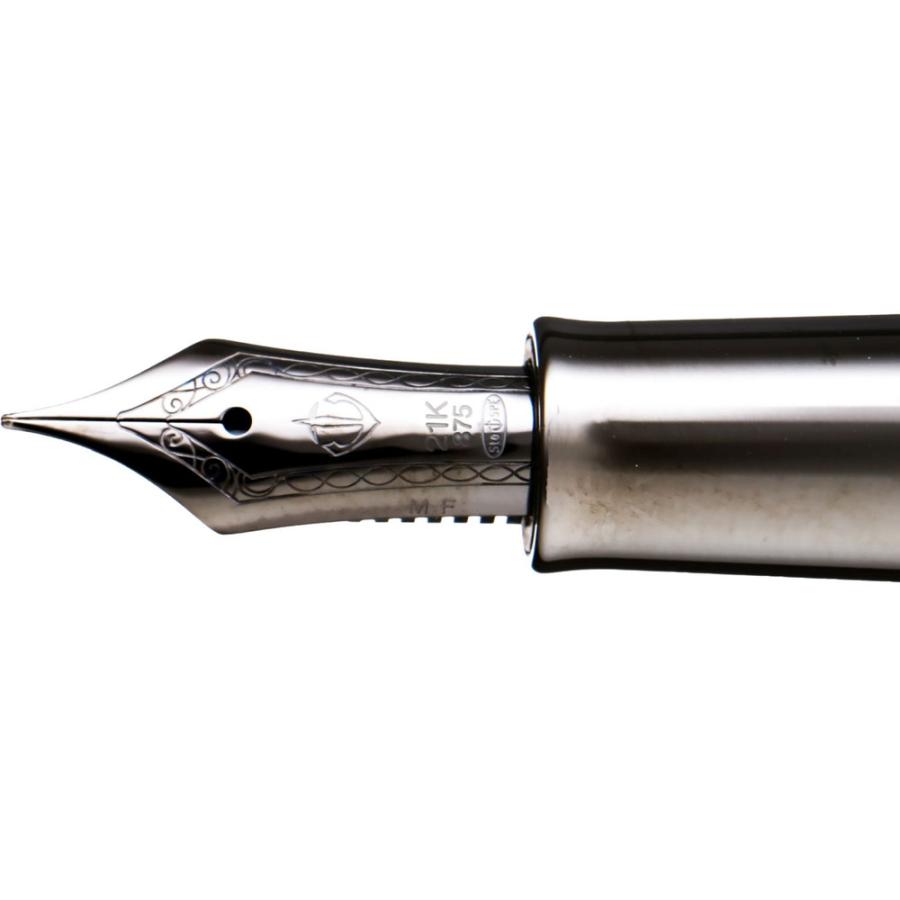 セーラー万年筆 SAILOR CYLINT 万年筆 マットブラックステンレス M 106007420 | セーラー万年筆 | 03