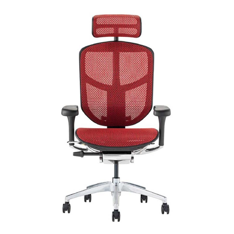 関家具 エルゴヒューマン エンジョイ2 ハイタイプ ブラックフレーム EJ2-HAM-BF-RD レッド 389594 | 関家具