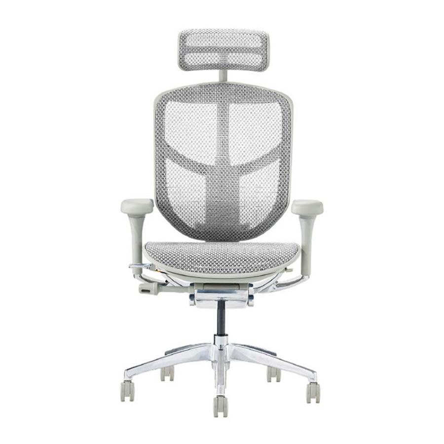関家具 エルゴヒューマン エンジョイ2 ハイタイプ グレーフレーム EJ2-HAM-GF-WH ホワイト 389598 | 関家具