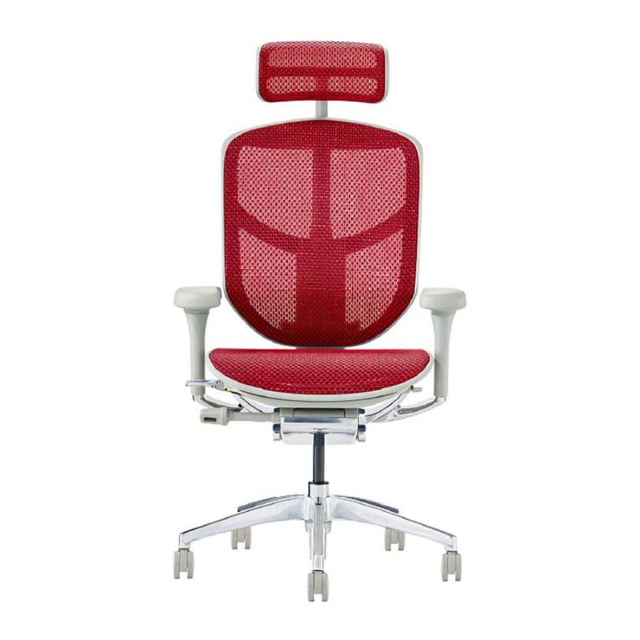 関家具 エルゴヒューマン エンジョイ2 ハイタイプ グレーフレーム EJ2-HAM-GF-RD レッド 389599 | 関家具