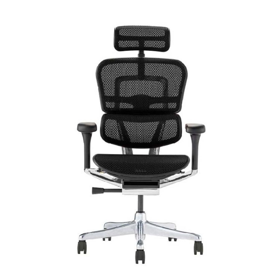 関家具 エルゴヒューマン プロ2 ハイタイプ ブラックフレーム EHP2-HAM-DR-BF-BK ブラック 445406 | 関家具