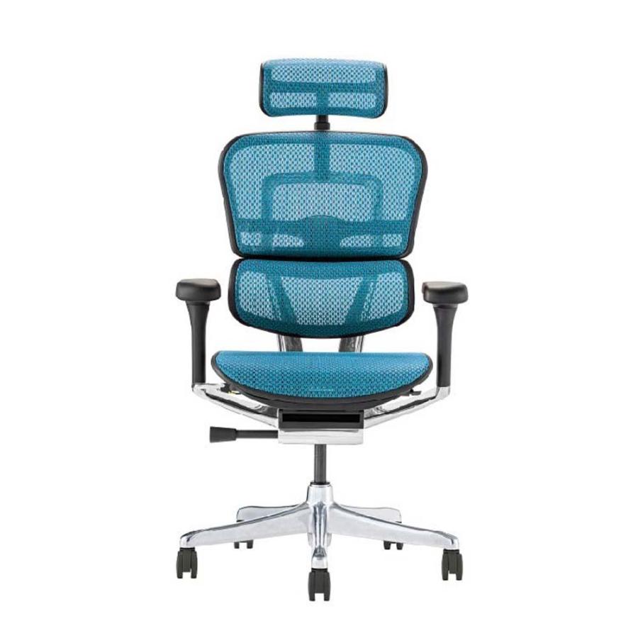 関家具 エルゴヒューマン プロ2 ハイタイプ ブラックフレーム EHP2-HAM-DR-BF-BL ブルー 445409 | 関家具