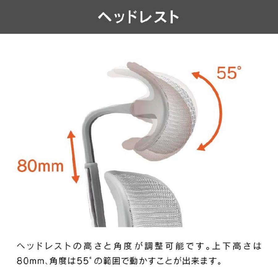 関家具 エルゴヒューマン プロ2 ハイタイプ グレーフレーム EHP2-HAM-DR-GF-RD レッド 445413 | 関家具 | 16
