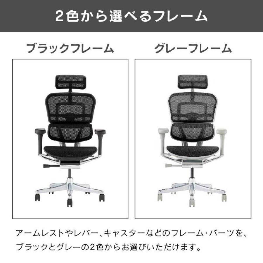 関家具 エルゴヒューマン プロ2 ハイタイプ グレーフレーム EHP2-HAM-DR-GF-RD レッド 445413 | 関家具 | 17