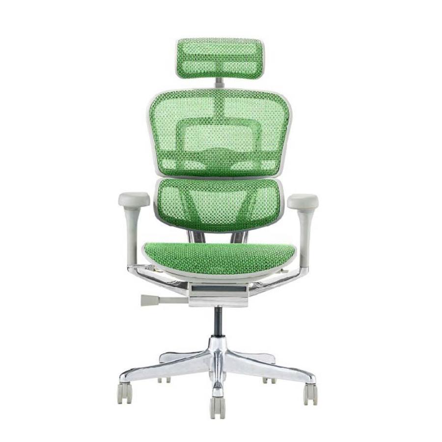 関家具 エルゴヒューマン プロ2 ハイタイプ グレーフレーム EHP2-HAM-DR-GF-GN グリーン 445415 | 関家具
