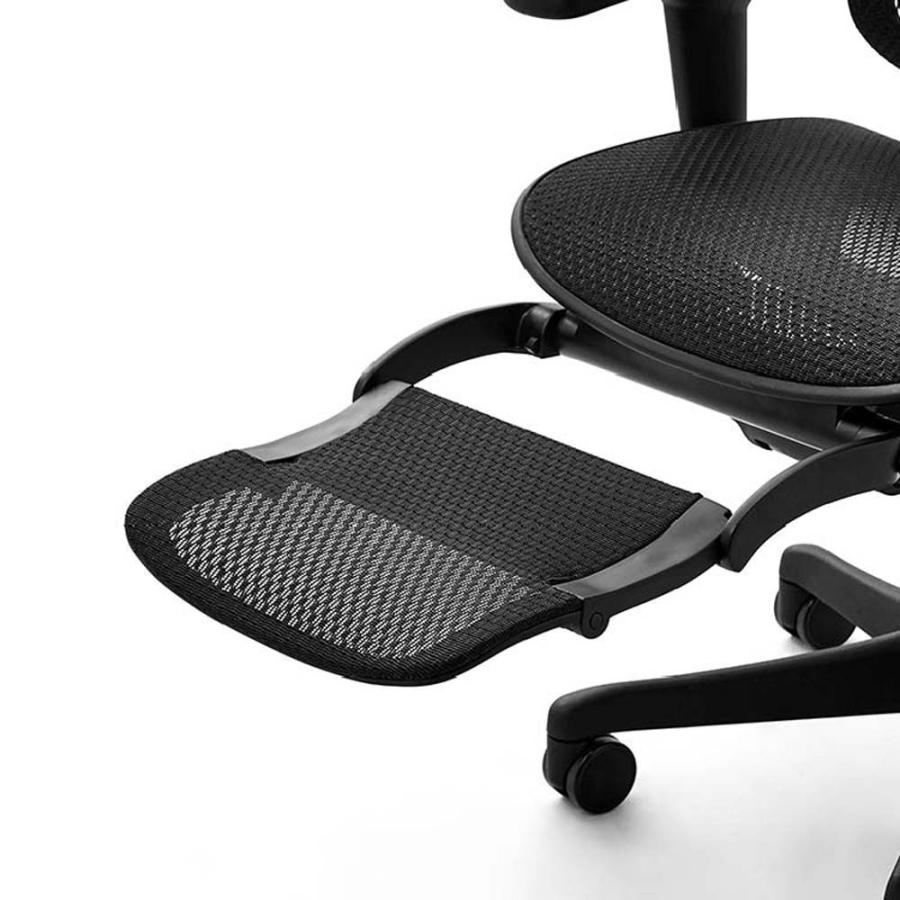 関家具 エルゴヒューマン FIT2 Lite オフィスチェア オットマン付 ブラックフレーム FIT2Lite-BF-BK ブラック 443306 | 関家具 | 13