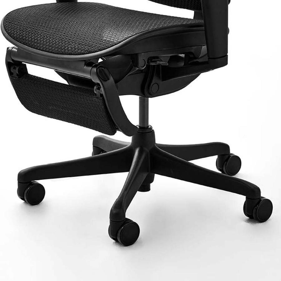 関家具 エルゴヒューマン FIT2 Lite オフィスチェア オットマン付 ブラックフレーム FIT2Lite-BF-BK ブラック 443306 | 関家具 | 14