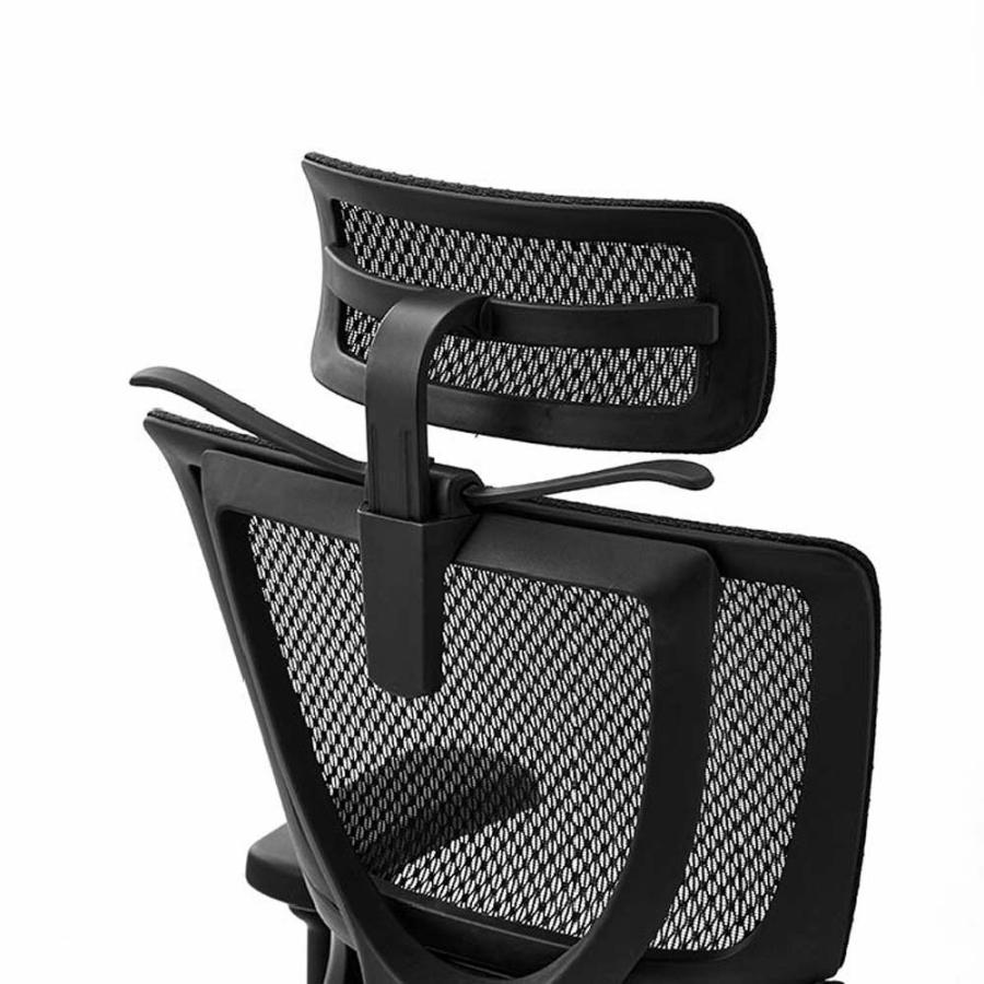 関家具 エルゴヒューマン FIT2 Lite オフィスチェア オットマン付 ブラックフレーム FIT2Lite-BF-BK ブラック 443306 | 関家具 | 16