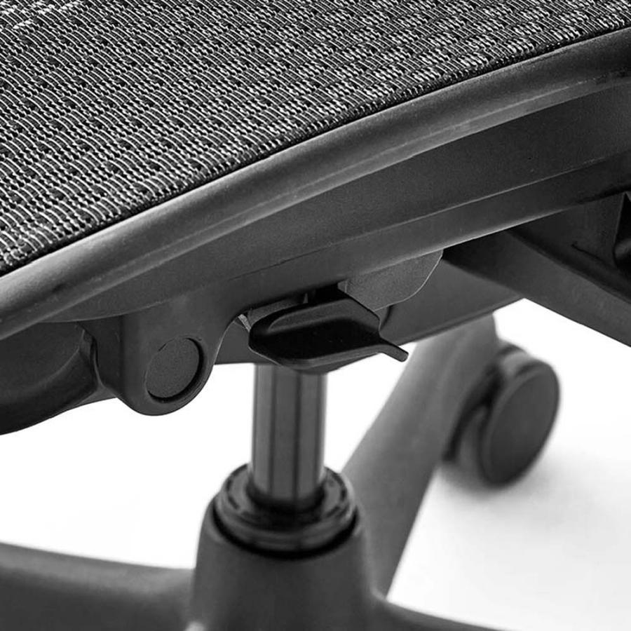 関家具 エルゴヒューマン FIT2 Lite オフィスチェア オットマン付 ブラックフレーム FIT2Lite-BF-BK ブラック 443306 | 関家具 | 17