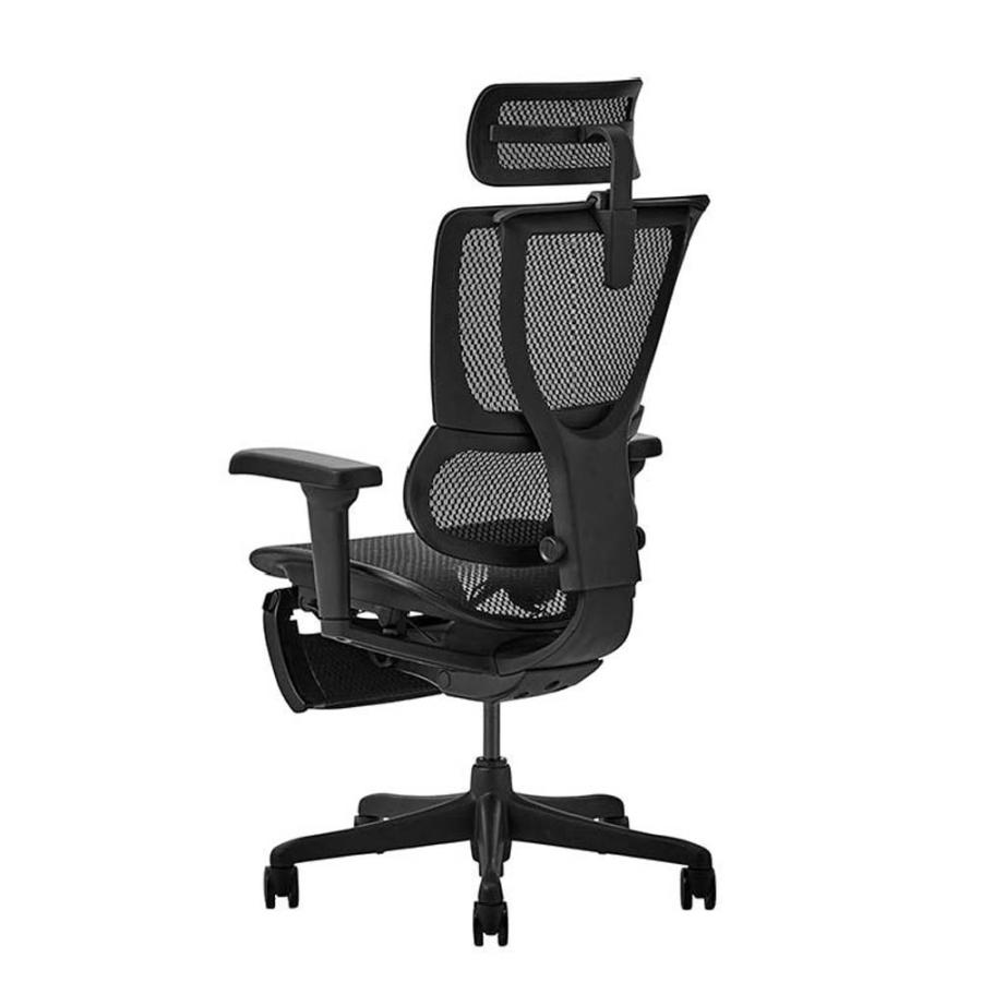 関家具 エルゴヒューマン FIT2 Lite オフィスチェア オットマン付 ブラックフレーム FIT2Lite-BF-BK ブラック 443306 | 関家具 | 03