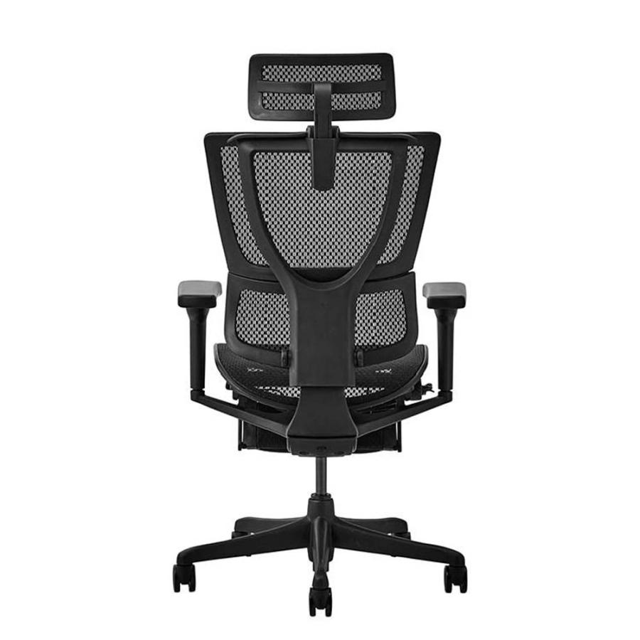 関家具 エルゴヒューマン FIT2 Lite オフィスチェア オットマン付 ブラックフレーム FIT2Lite-BF-BK ブラック 443306 | 関家具 | 04