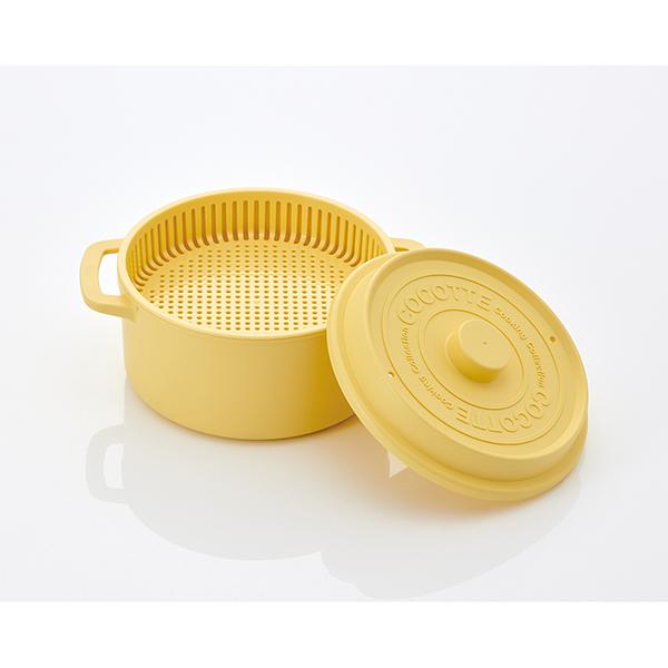 スケーター Skater ココット風電子レンジ用鍋　くすみイエロー MWCP2 | スケーター | 03