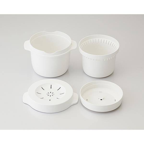 スケーター Skater 電子レンジスチームご飯メーカー　ホワイト MWMR1 | スケーター | 01