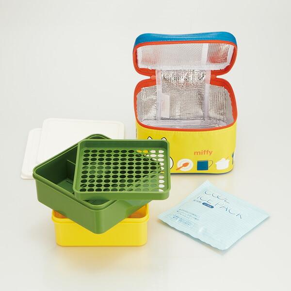 スケーター Skater 保冷バッグ付き 行楽ランチセット ミッフィー 20 KCPC2 | Miffy | 02