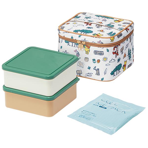 スケーター Skater 保冷バッグ付き 行楽ランチセット くまのプーさん Winnie The Pooh アウトドア KCPC2 | スケーター