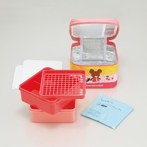 スケーター Skater 保冷バッグ付き 行楽ランチセット くまのがっこう KCPC2 | スケーター | 01