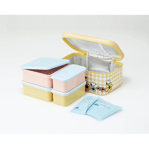 スケーター Skater 保冷バック付き 行楽ランチセット スヌーピー ピクニック KCPC4 | スケーター | 02