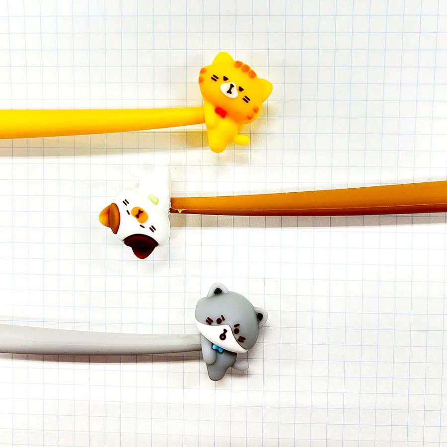 ハイハイ Hi-High 韓国っぽ ゆらゆらゲルペン キャッツダイアリー 3本セット HH-1397 | ブランド登録なし | 03