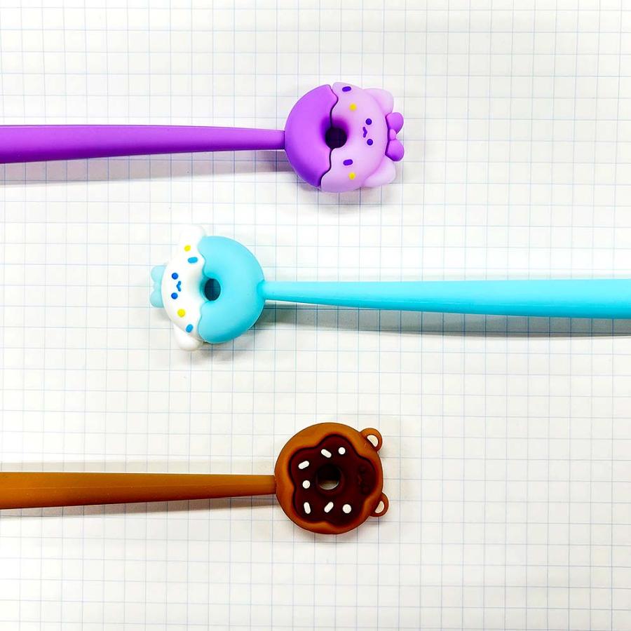 ハイハイ Hi-High 韓国っぽ ゆらゆらゲルペン ドーナツ 3本セット HH-1399 | ブランド登録なし | 03