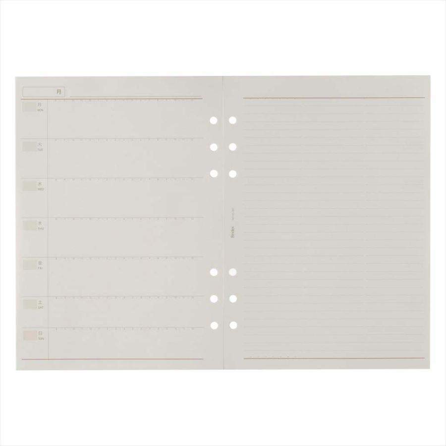 NOLTY（ノルティ） 日本能率協会 システム手帳 リフィール A5サイズ WEEKLY フリーダイアリー＜レフトタイプ＞  3ヶ月分 No.A5-302 | NOLTY | 01