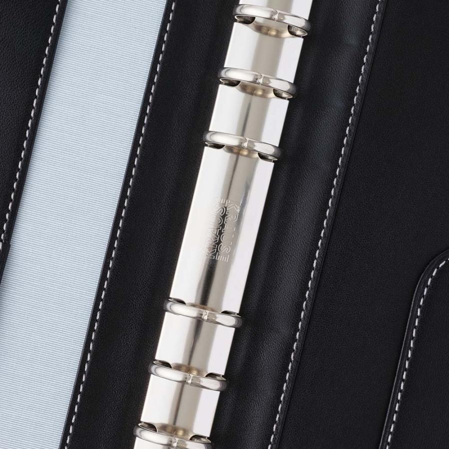 NOLTY（ノルティ） 日本能率協会 システム手帳 本体 バイブルサイズ エントロ B19 ブラック シルバーステッチ BB16-1 | NOLTY | 03