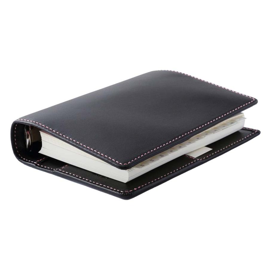 NOLTY（ノルティ） 日本能率協会 システム手帳 本体 ミニ6サイズ エントロ P19 ブラック ピンクステッチ PB16-1 | NOLTY | 04