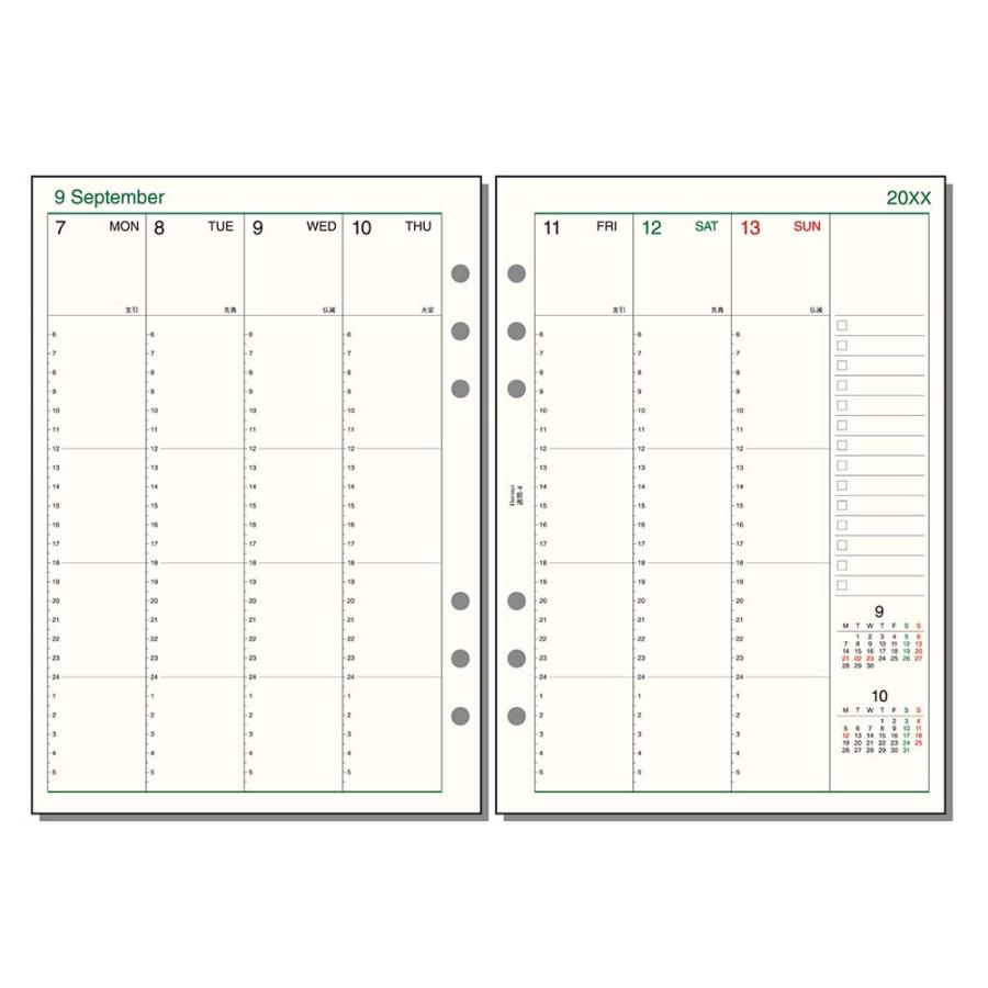 レイメイ藤井 raymay  2026年度 ダヴィンチ ダ・ヴィンチ リフィル A5サイズ 週間-4 | レイメイ藤井 | 01