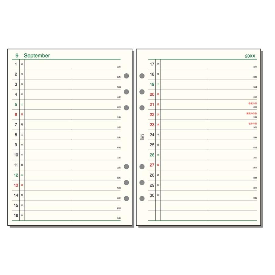 レイメイ藤井 raymay  2026年度 ダヴィンチ ダ・ヴィンチ リフィル A5サイズ 月間-2 | レイメイ藤井 | 01